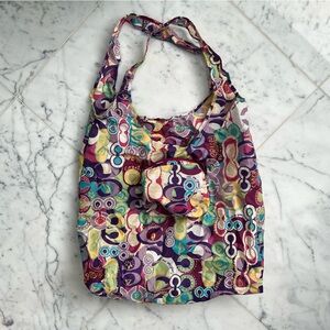 Coach Reusable Fold-Up Shopping Bag - Rare - NWOT Travel Shopping Baby Multi Use